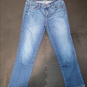 LOFT Modern Cuffed Crop Jeans